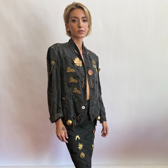 Vivienne Westwood 2016 2k$ New RARE Andreas Jacket w/ Big Metal Pins - Picture 1 of 16